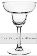 cocktail glasses hire